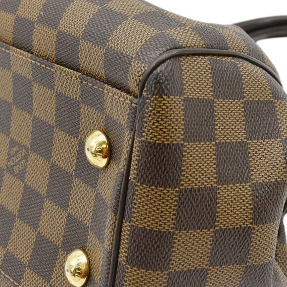 LOUIS VUITTON  Trevi PM Damier Ebene Satchel Shoulder Bag Brown - Picture 8 of 13